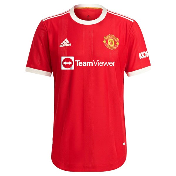 Camiseta Manchester United 1ª 2021-2022 Rojo